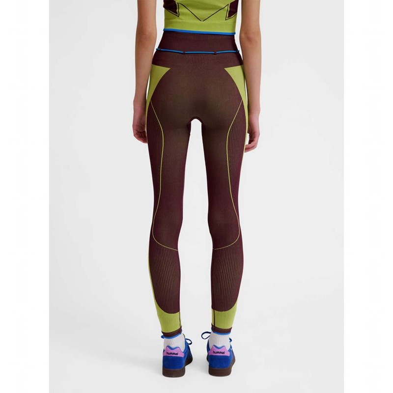 Hummel Seamless High Waist Ženske Hulahopke Zelene | 128294-414