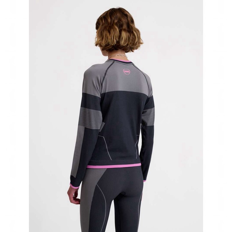 Hummel Seamless Ls Ženske Majice Obsidijanske | 076354-969