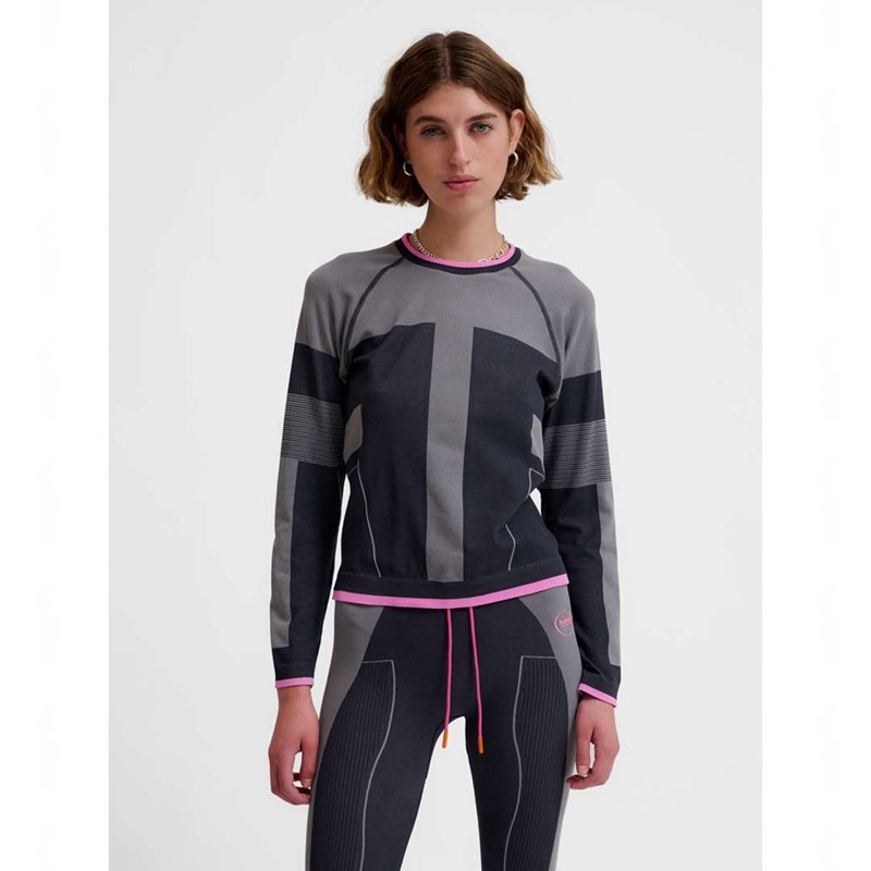 Hummel Seamless Ls Ženske Majice Obsidijanske | 076354-969