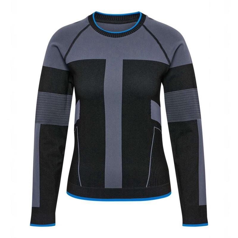 Hummel Seamless Tee Ls Ženske Majice Crne | 640646-328