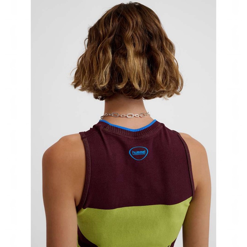 Hummel Seamless Ženske Majica bez Rukava Zelene | 352108-628