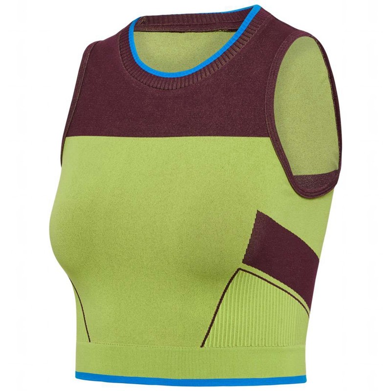 Hummel Seamless Ženske Majica bez Rukava Zelene | 352108-628