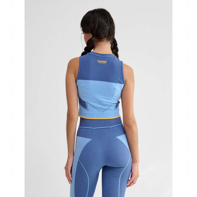 Hummel Seamless Ženske Čarape Plave | 067993-182
