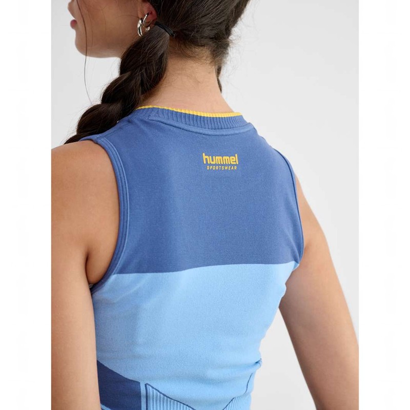 Hummel Seamless Ženske Čarape Plave | 067993-182