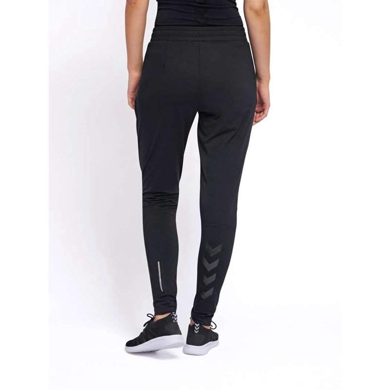 Hummel Selby Tapered Ženske Hlače Crne | 410756-250