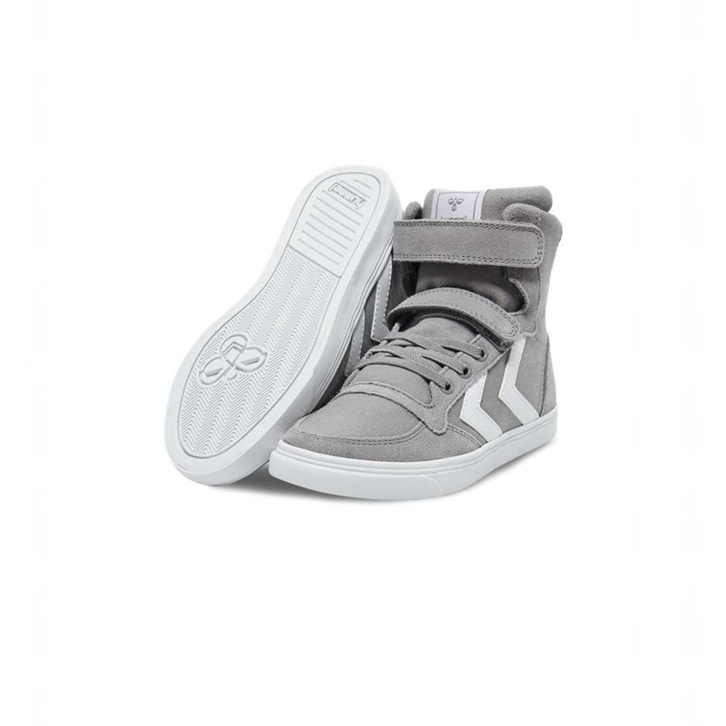 Hummel Slimmer Stadil High Jr Dječje Tenisice Sive | 334216-915