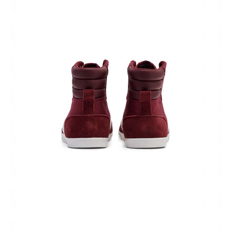 Hummel Slimmer Stadil High Ženske Hlače Crvene | 450106-044