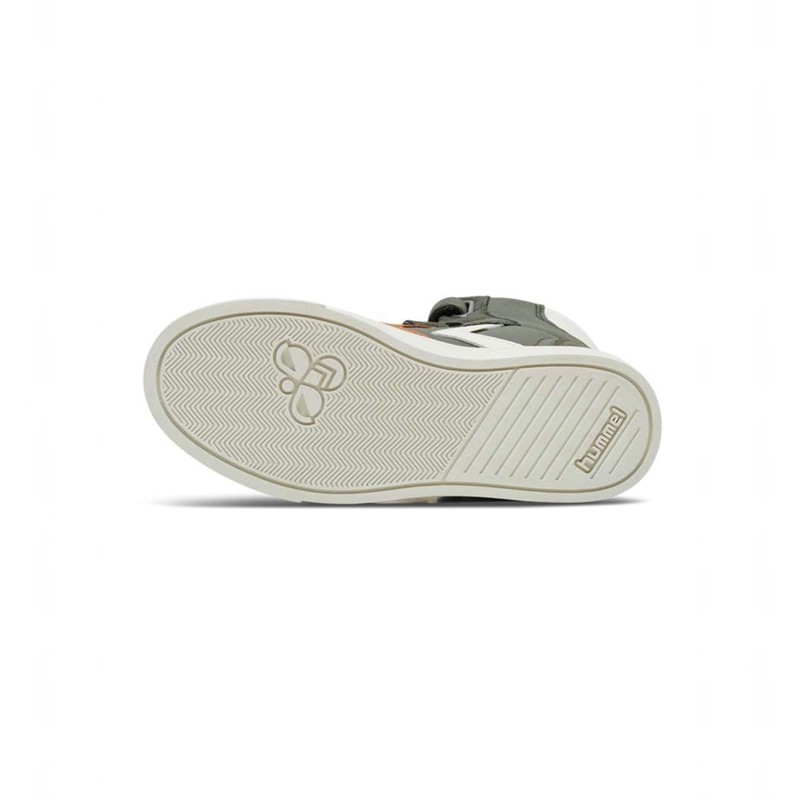 Hummel Slimmer Stadil Leather High Jr Dječje Tenisice Zelene | 635135-494