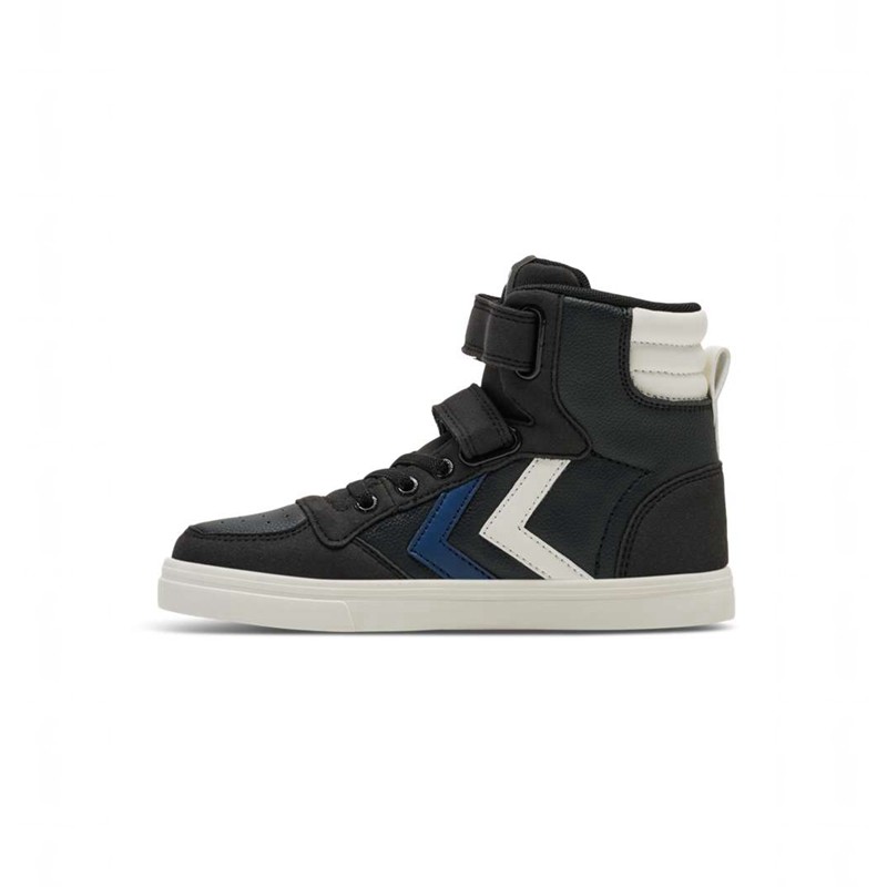 Hummel Slimmer Stadil Leather High Jr Dječje Tenisice Crne | 562173-281