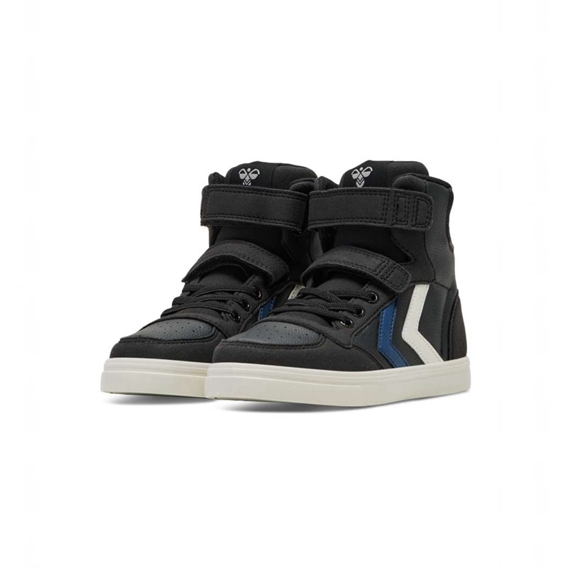 Hummel Slimmer Stadil Leather High Jr Dječje Tenisice Crne | 562173-281