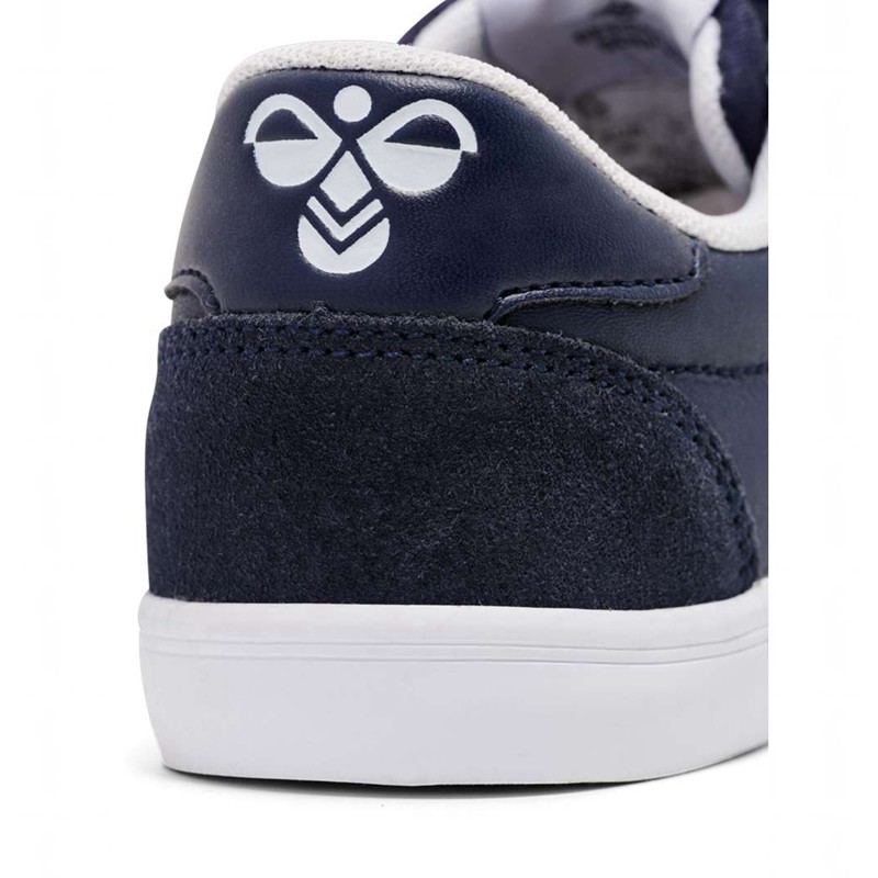 Hummel Slimmer Stadil Leather Low Jr Dječje Tenisice Tamnoplave | 376467-268