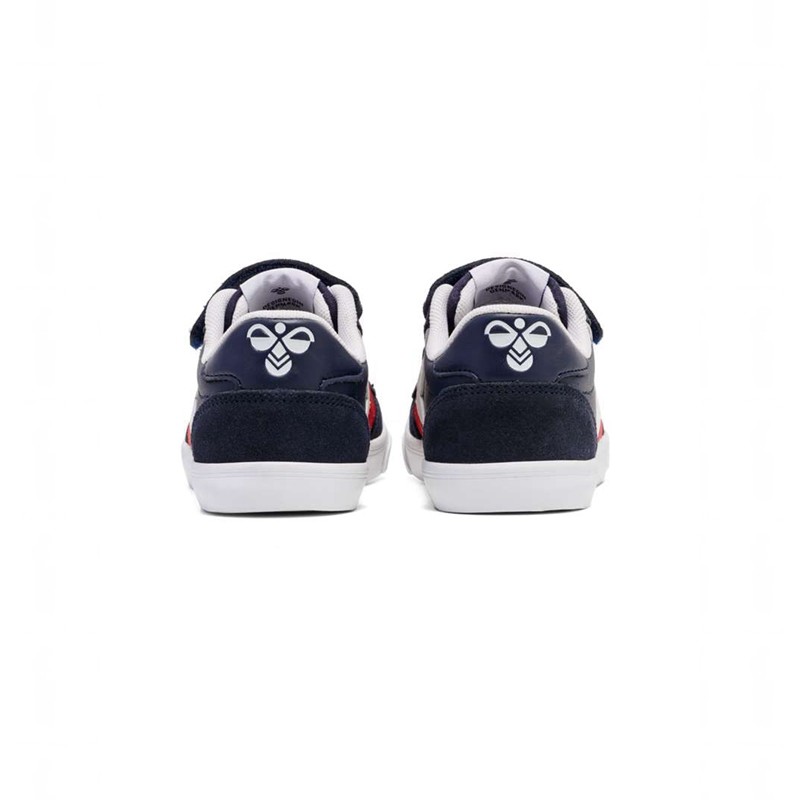 Hummel Slimmer Stadil Leather Low Jr Dječje Tenisice Tamnoplave | 376467-268