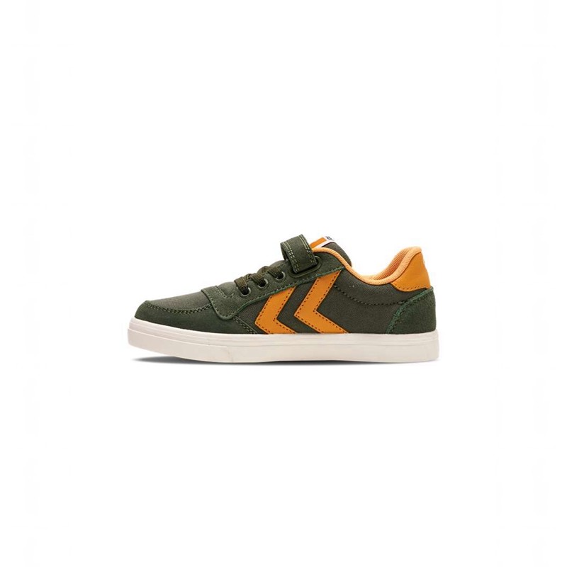Hummel Slimmer Stadil Low Jr Dječje Tenisice Zelene | 010011-092