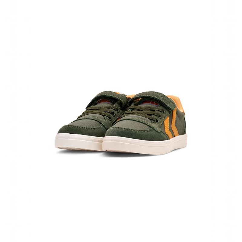 Hummel Slimmer Stadil Low Jr Dječje Tenisice Zelene | 010011-092