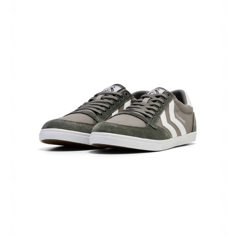 Hummel Slimmer Stadil Low Ženske Tenisice Sive | 840215-873