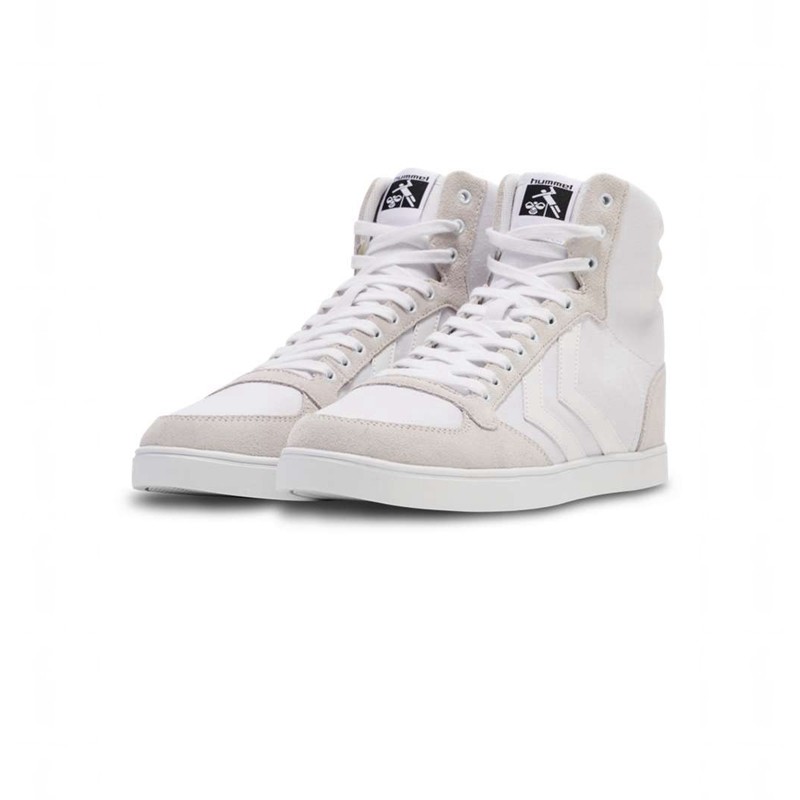 Hummel Slimmer Stadil Tonal High Muške Tenisice Bijele | 178953-352