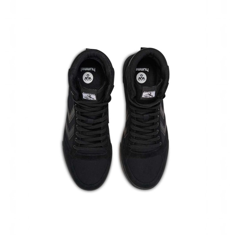 Hummel Slimmer Stadil Tonal High Muške Tenisice Crne | 310292-473