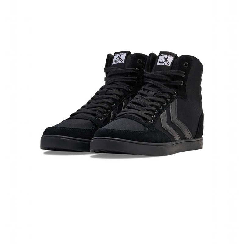 Hummel Slimmer Stadil Tonal High Muške Tenisice Crne | 310292-473