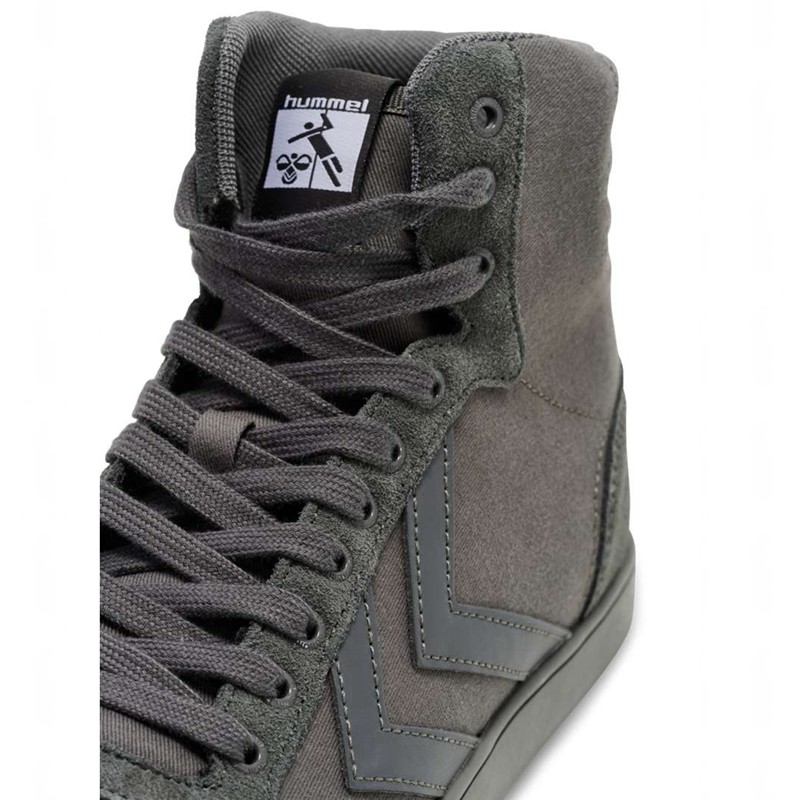 Hummel Slimmer Stadil Tonal High Muške Tenisice Sive | 212342-099