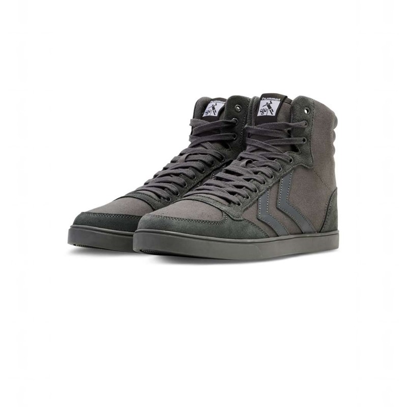 Hummel Slimmer Stadil Tonal High Muške Tenisice Sive | 212342-099