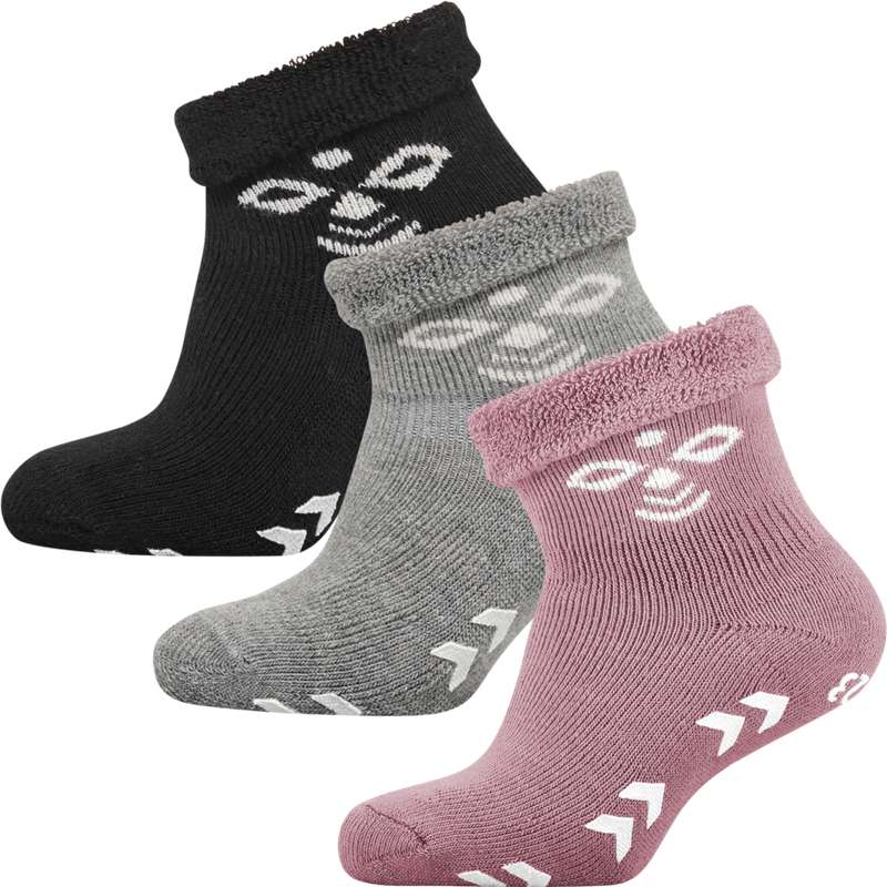 Hummel Snubbie 3 Pk Dječje Čarape Sive | 399718-187