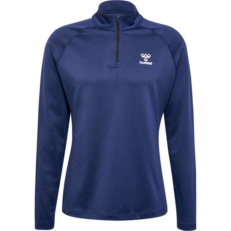 Hummel Sprint Half Zip Muške Dukserice Crne | 720126-319