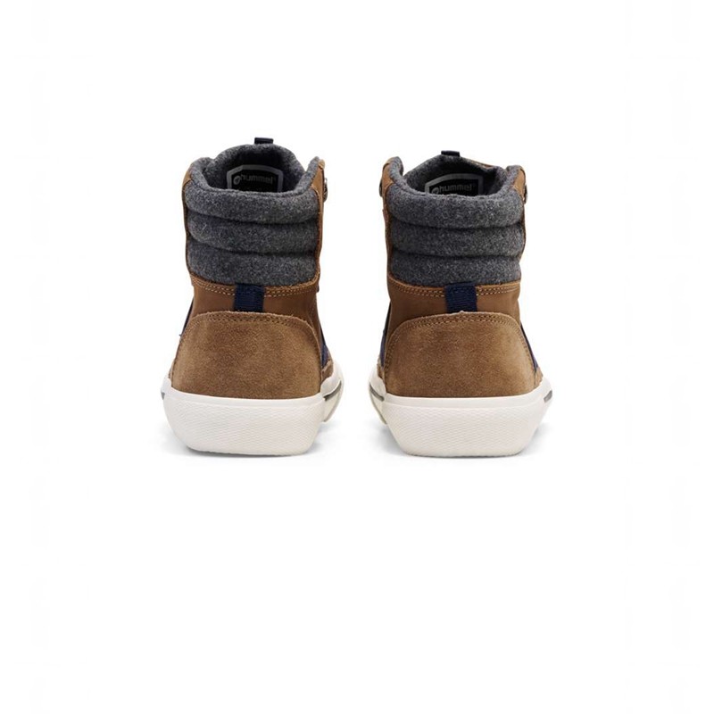 Hummel Stadil High Winter Muške Tenisice Smeđe | 421815-193