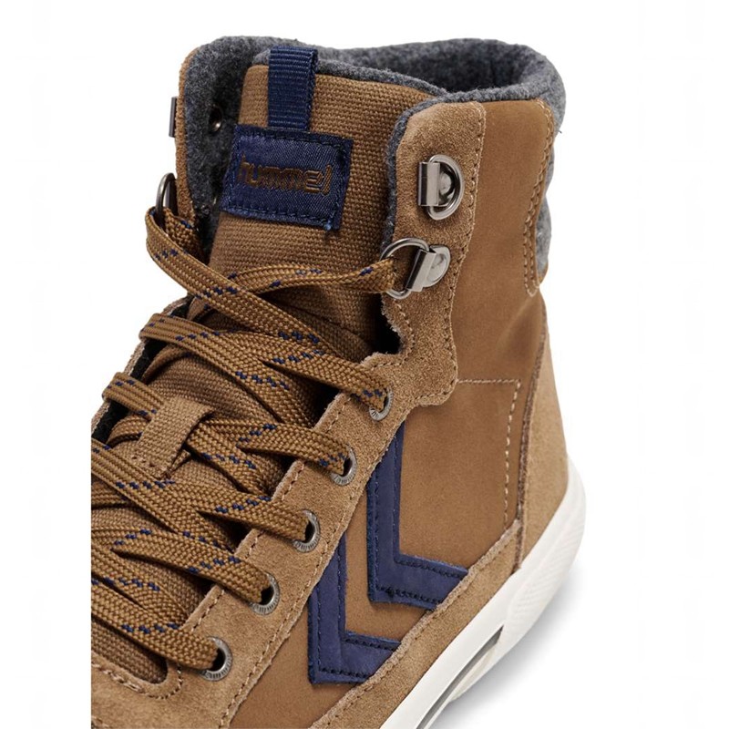 Hummel Stadil High Winter Muške Tenisice Smeđe | 421815-193