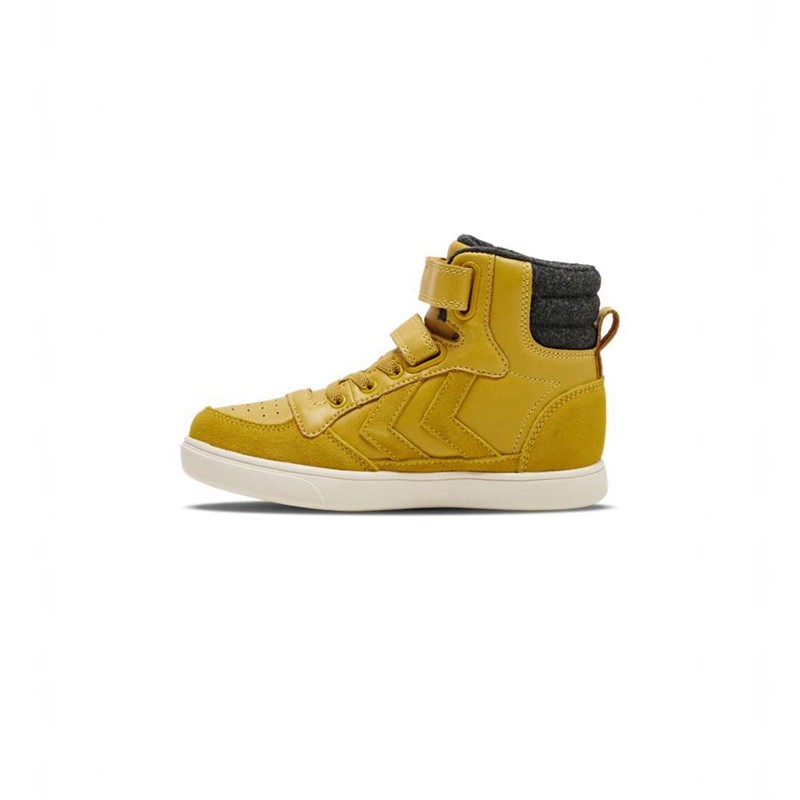 Hummel Stadil Winter High Jr Dječje Zimske Cipele Žute | 609959-451