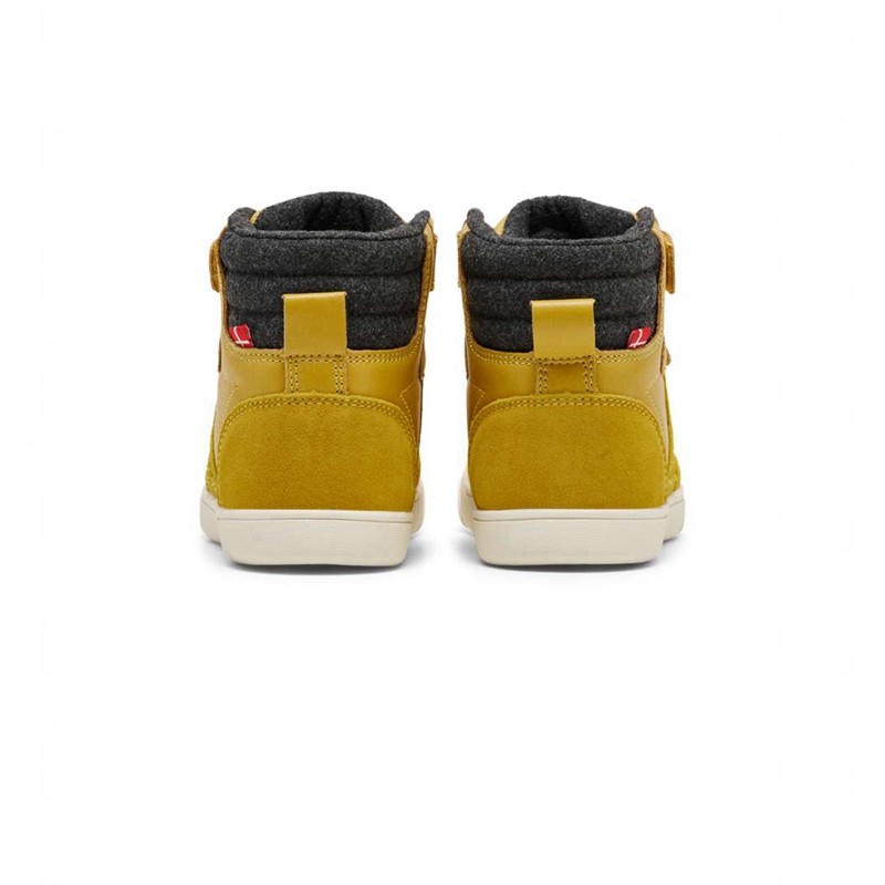 Hummel Stadil Winter High Jr Dječje Zimske Cipele Žute | 609959-451