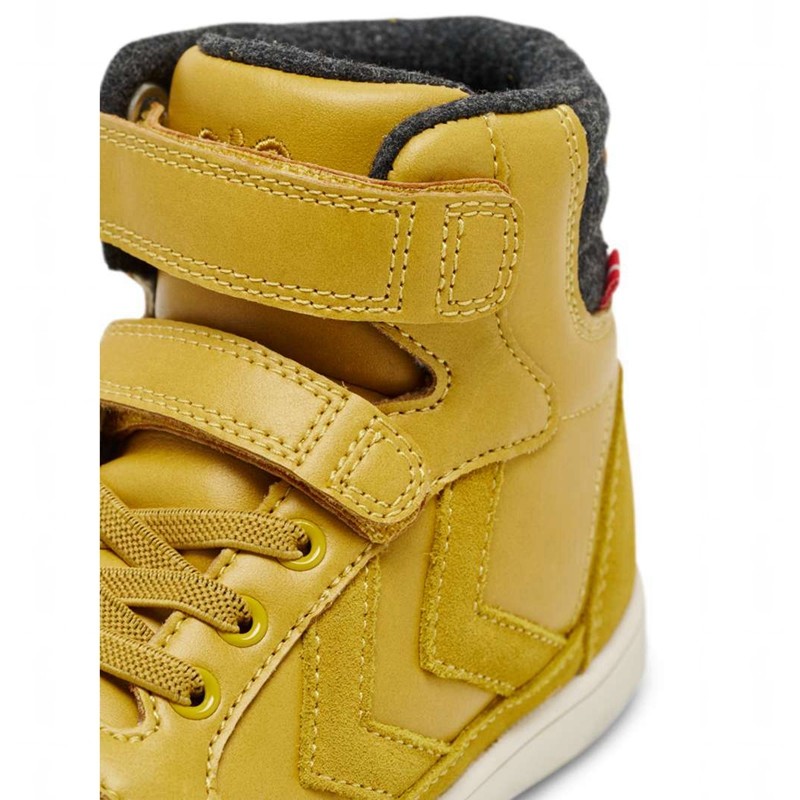 Hummel Stadil Winter High Jr Dječje Zimske Cipele Žute | 609959-451
