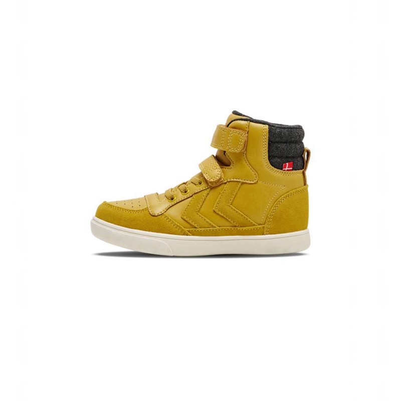 Hummel Stadil Winter High Jr Dječje Zimske Cipele Žute | 609959-451