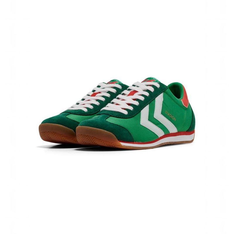 Hummel Stadion Nylon Ženske Tenisice Zelene | 797998-588