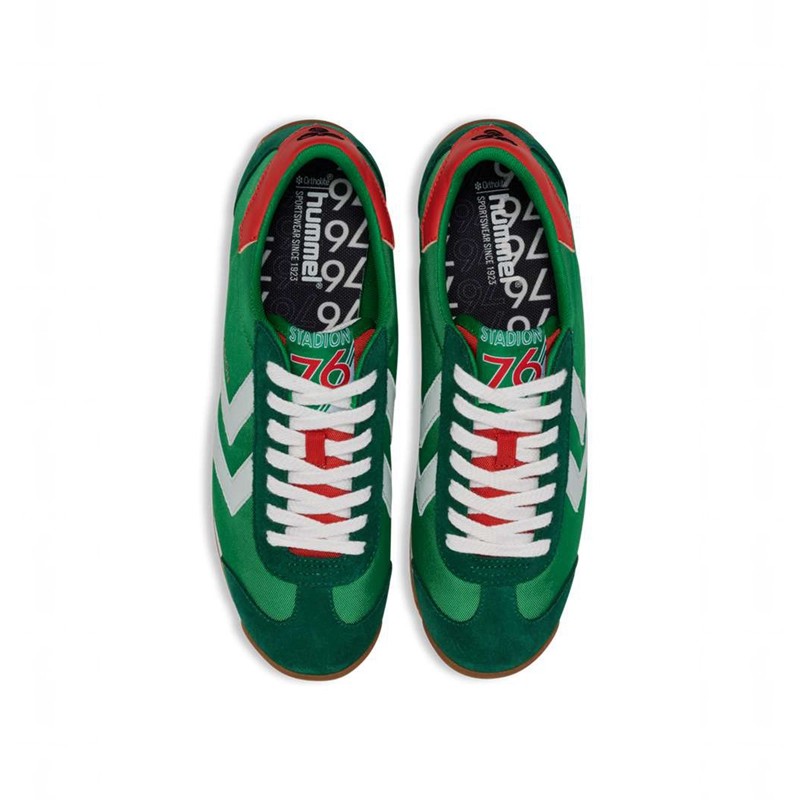 Hummel Stadion Nylon Ženske Tenisice Zelene | 797998-588