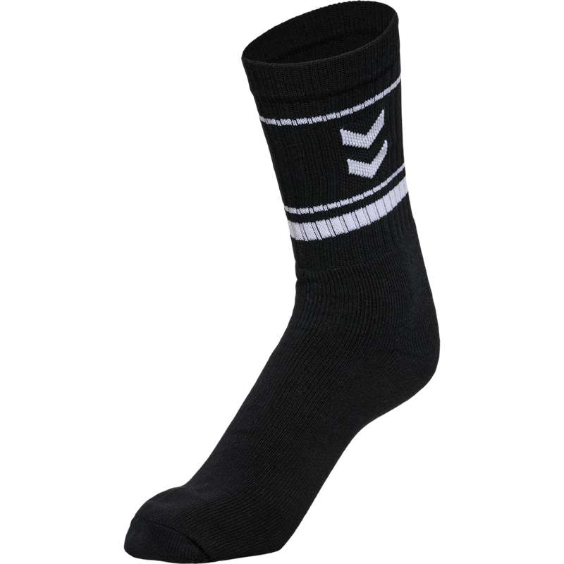 Hummel Stripe Crew 3-packs Muške Čarape Crne | 470282-298