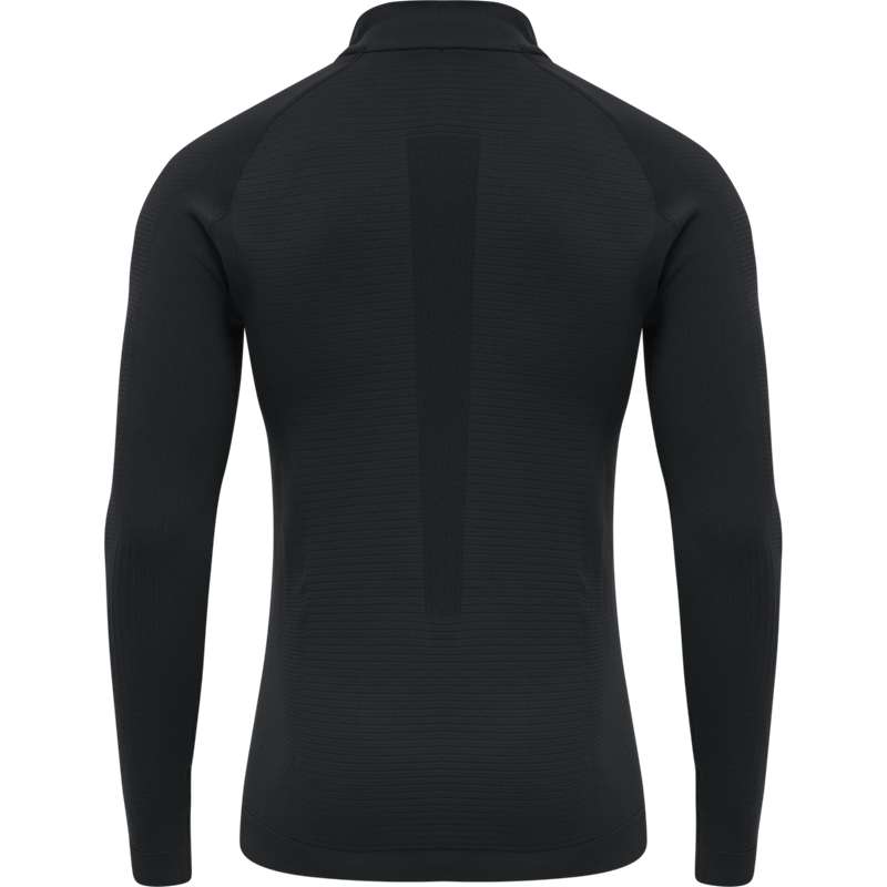 Hummel Stroke Seamless Half Zip Muške Temeljni Sloj Crne | 245893-093