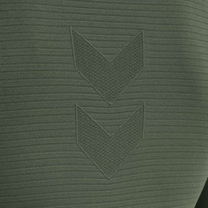 Hummel Stroke Seamless Muške Temeljni Sloj Zelene | 839215-826