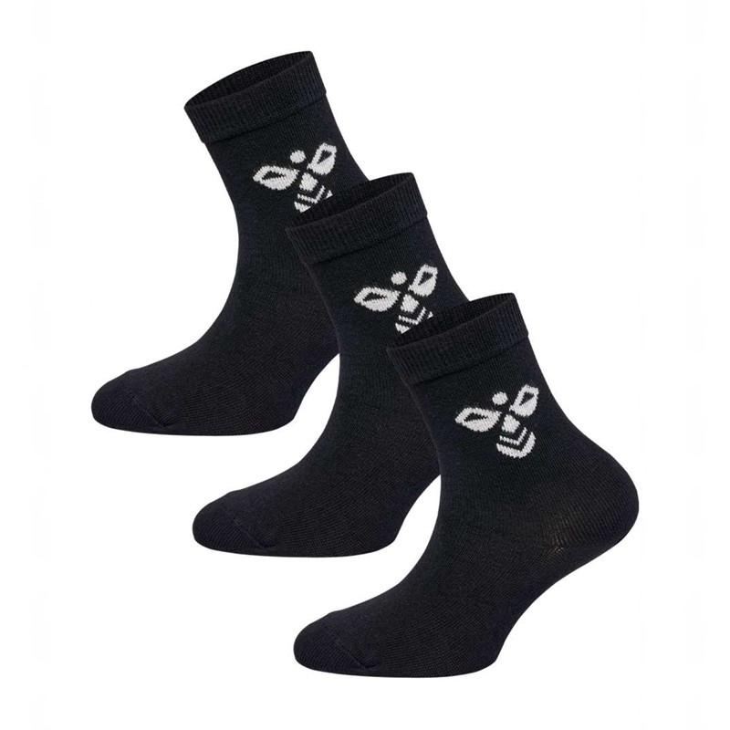 Hummel Sutton 3-pack Dječje Čarape Crne | 720724-004