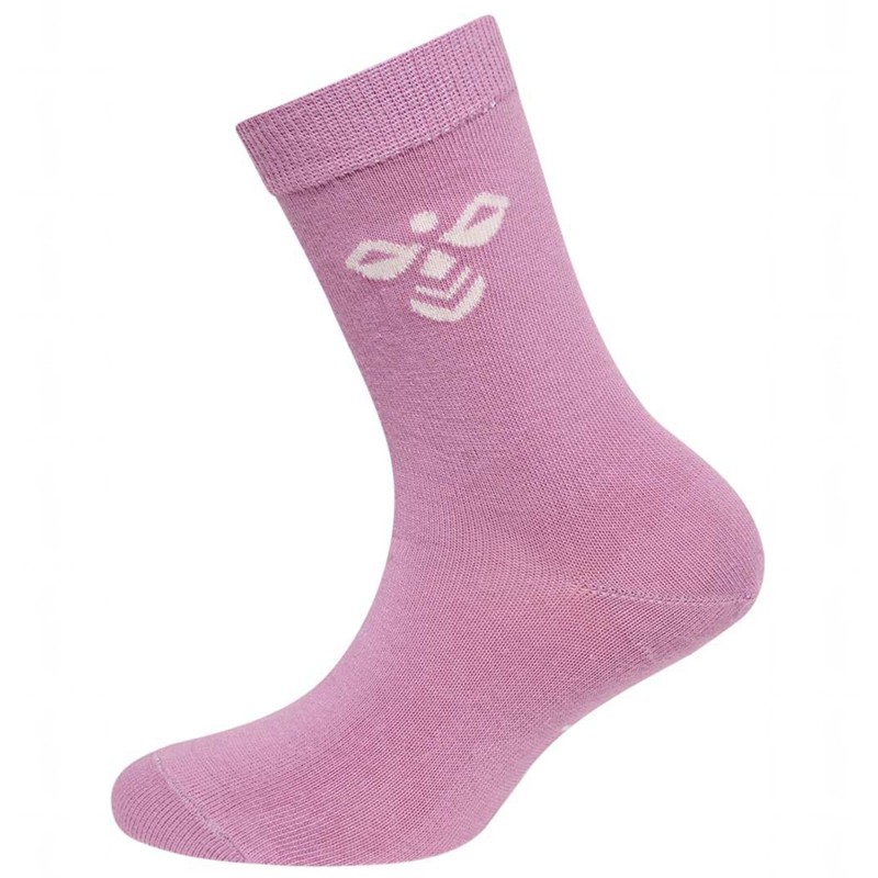 Hummel Sutton 3-pack Dječje Čarape Roze | 345378-459