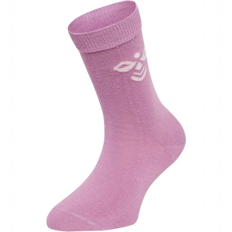 Hummel Sutton 3-pack Dječje Čarape Roze | 345378-459