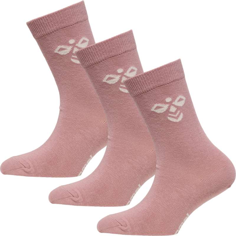 Hummel Sutton 3-pack Dječje Čarape Roze | 790076-461