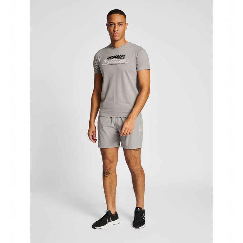 Hummel Te Base Woven Muške Kratke Hlače Sive | 230981-305