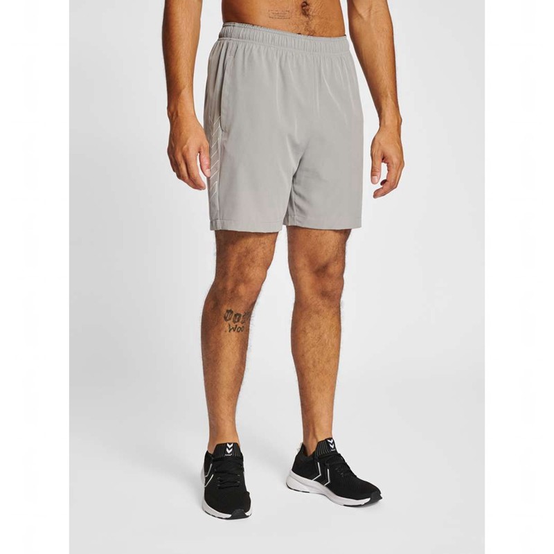 Hummel Te Base Woven Muške Kratke Hlače Sive | 230981-305