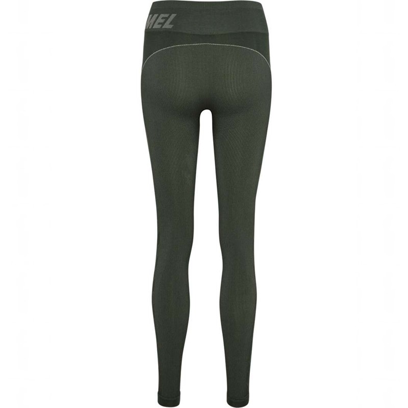 Hummel Te Christel Seamless Mw Ženske Hulahopke Zelene | 715722-778