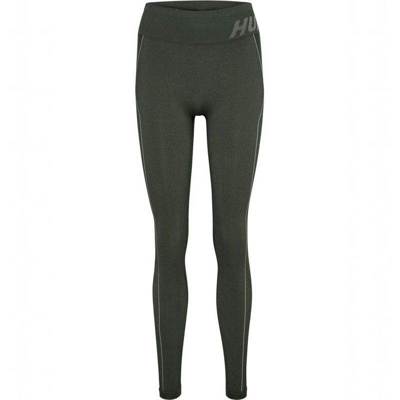 Hummel Te Christel Seamless Mw Ženske Hulahopke Zelene | 715722-778