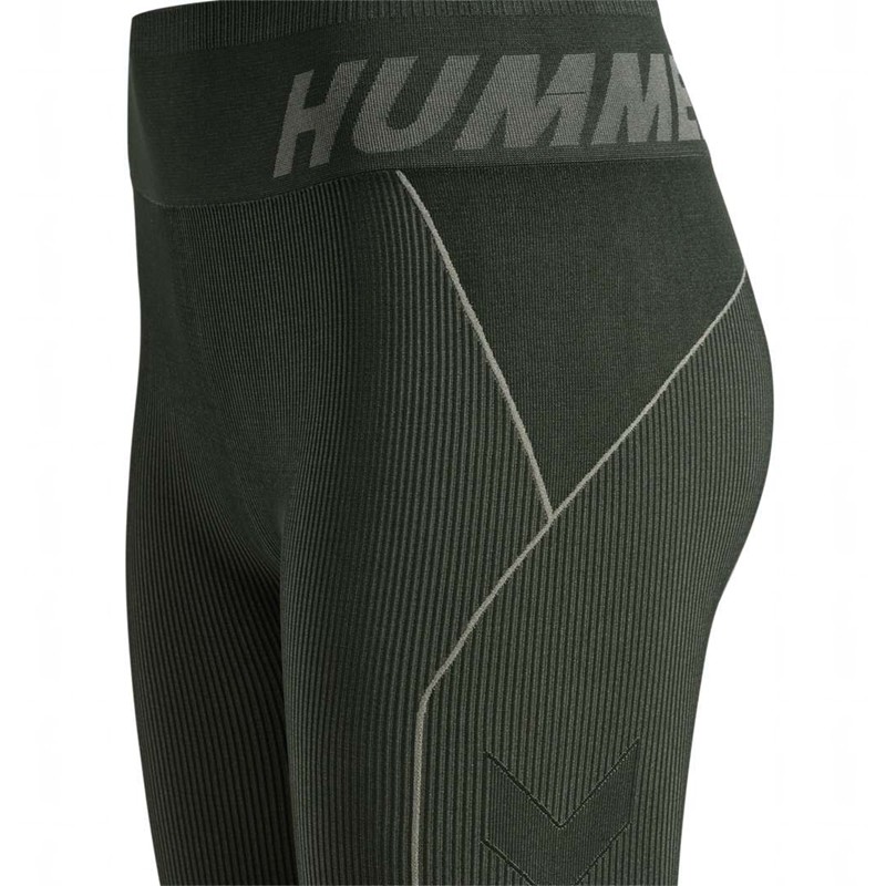 Hummel Te Christel Seamless Mw Ženske Hulahopke Zelene | 715722-778