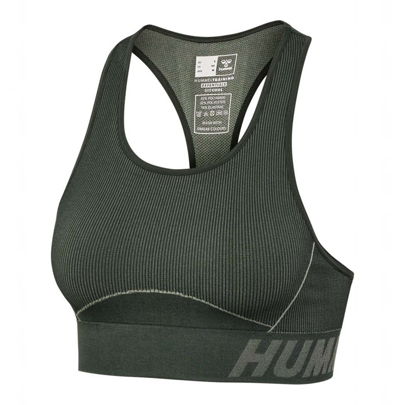 Hummel Te Christel Seamless Top Ženske Sportska Odjeća Zelene | 717483-320
