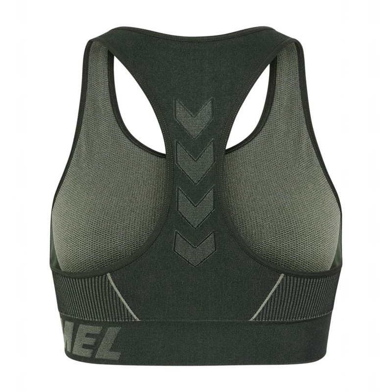 Hummel Te Christel Seamless Top Ženske Sportska Odjeća Zelene | 717483-320