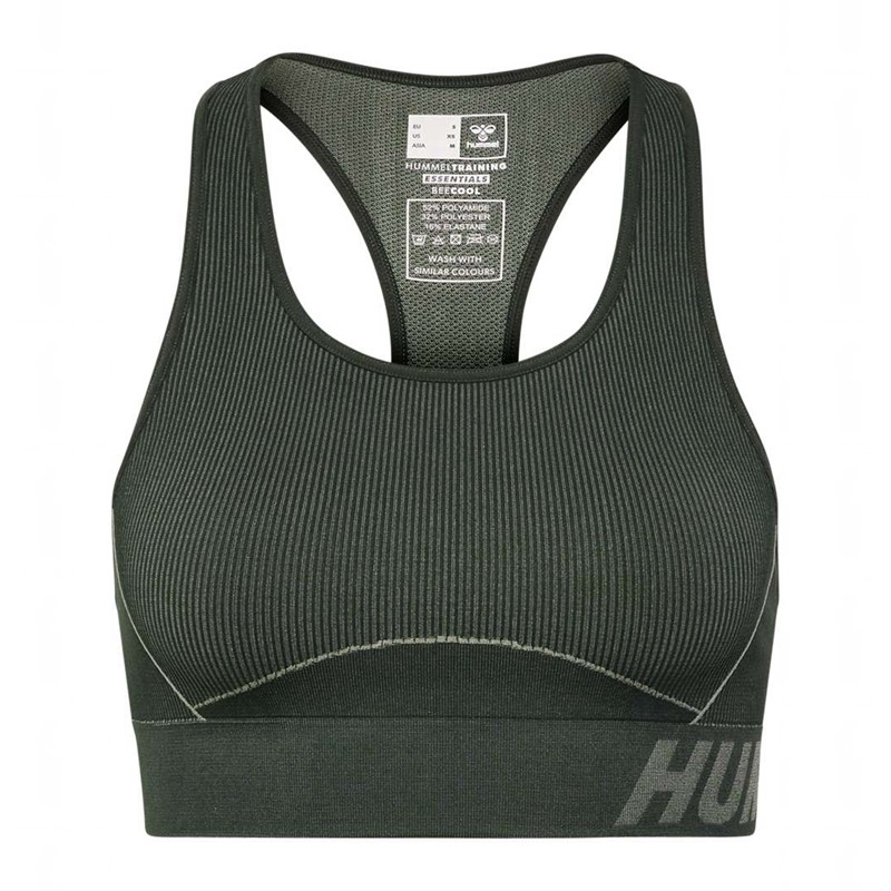 Hummel Te Christel Seamless Top Ženske Sportska Odjeća Zelene | 717483-320