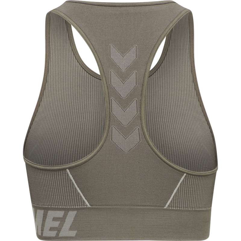 Hummel Te Christel Seamless Top Ženske Sportski Grudnjak Bež | 173580-401